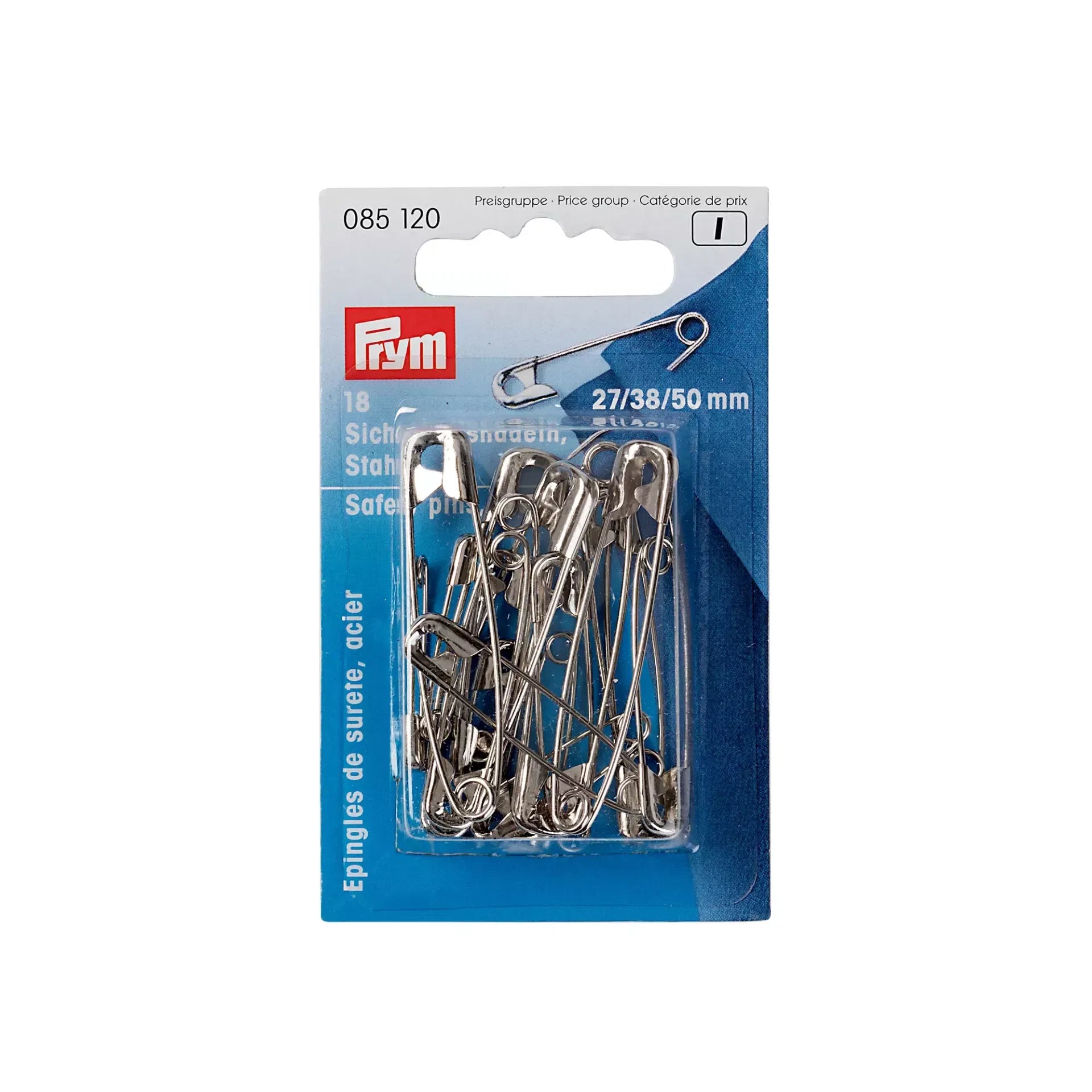 Prym Safety pins,silver-colored