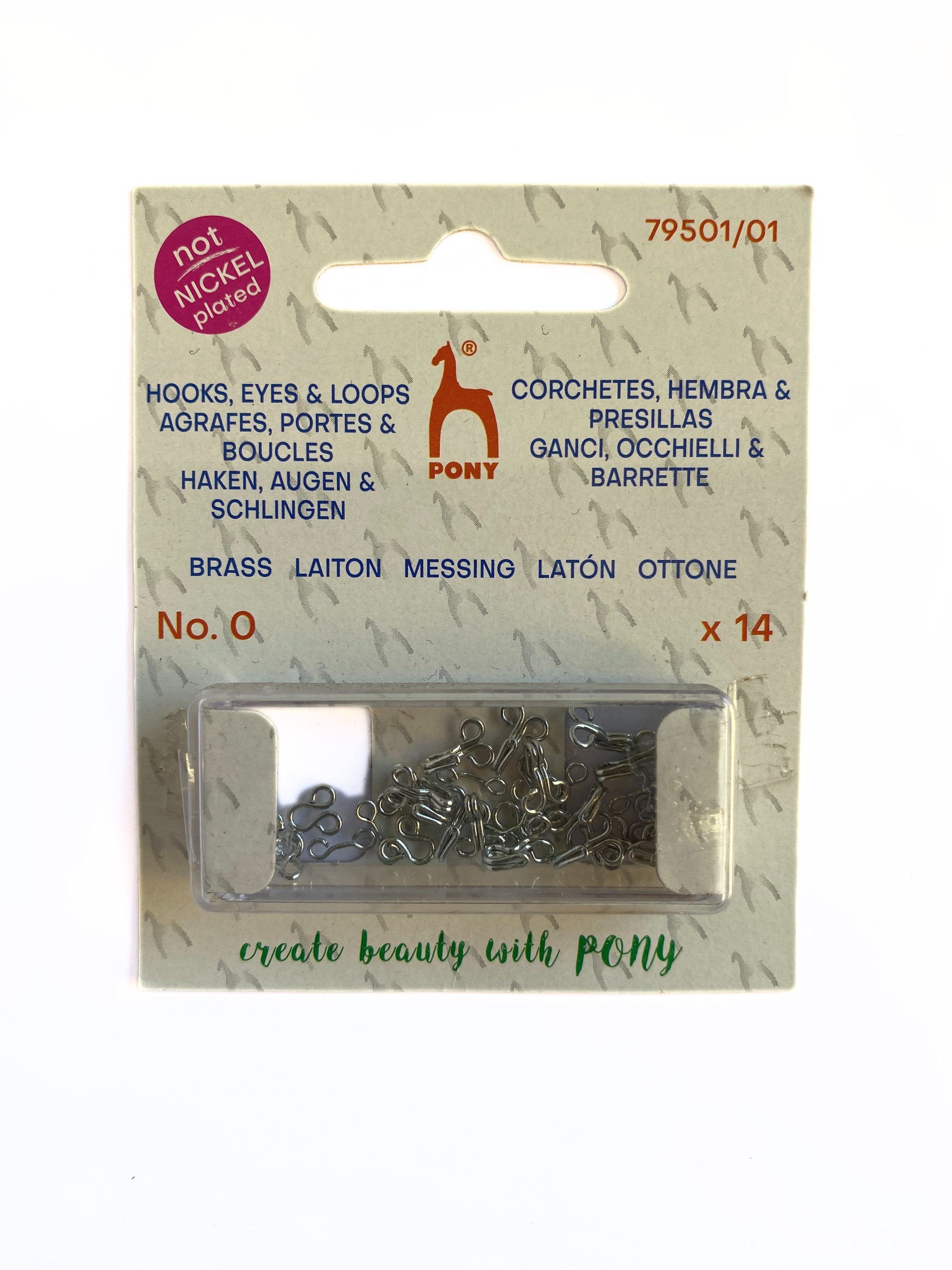 PONY Hooks, Eyes & Loops