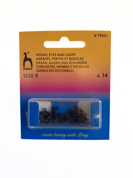 PONY Hooks, Eyes & Loops
