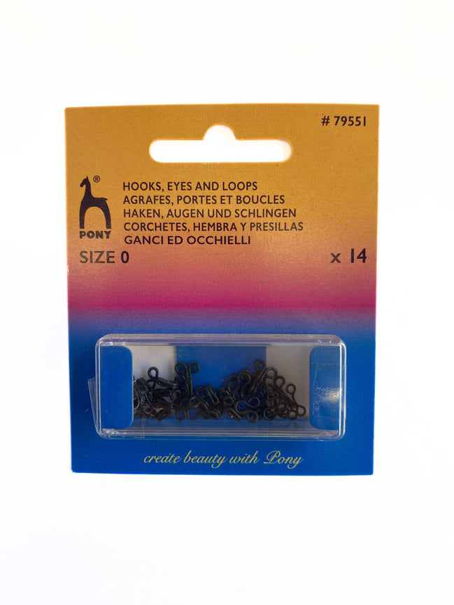 PONY Hooks, Eyes & Loops