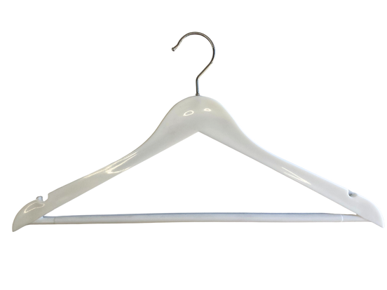 White Wood Hanger With Bar