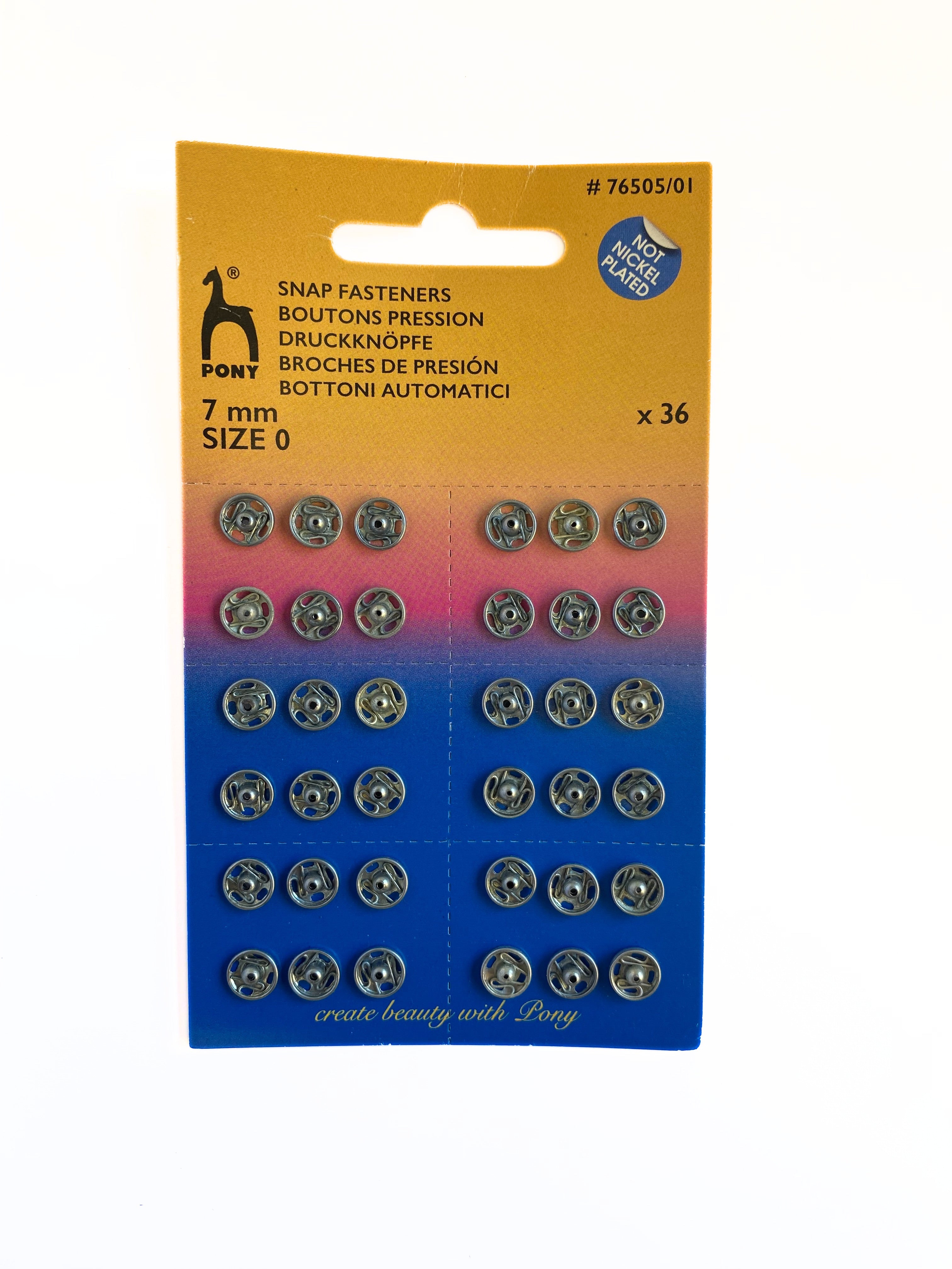 PONY Snaps Fasteners