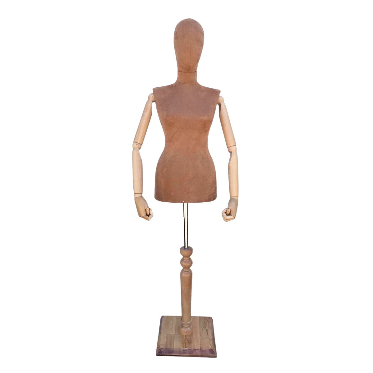 Wooden Sleeve Square Leg Display Mannequin