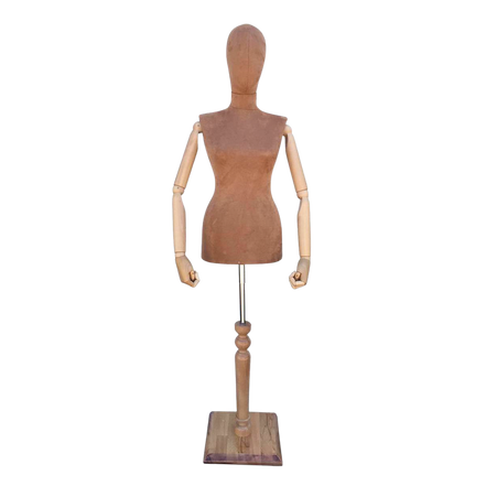 Wooden Sleeve Square Leg Display Mannequin