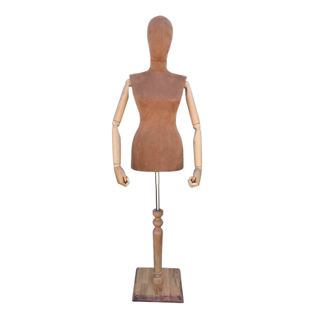 Wooden Sleeve Square Leg Display Mannequin