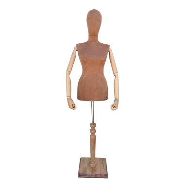 Wooden Sleeve Square Leg Display Mannequin