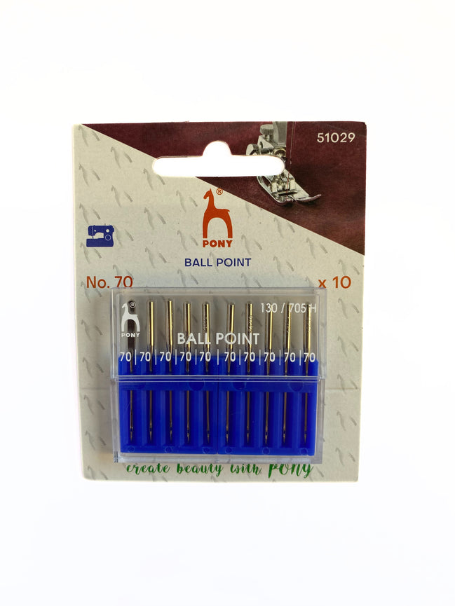 PONY Ballpoint Sewing Machine Needles