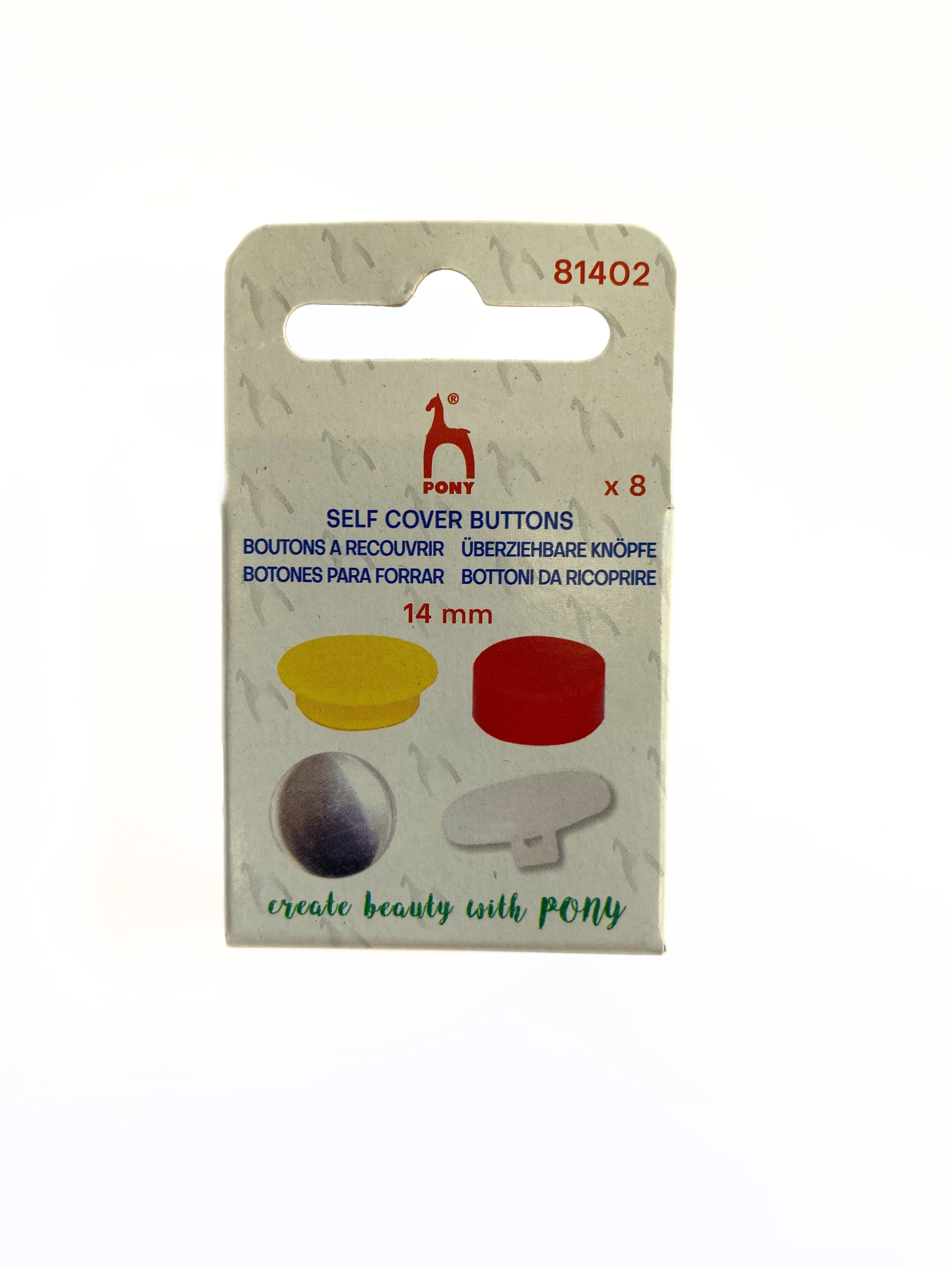PONY Self Cover Buttons