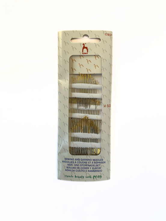 PONY Set of 50 pieces Sewing and darning needles