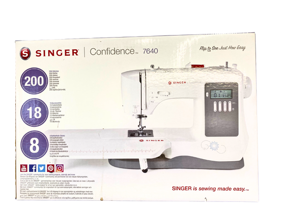 Singer 7640 Confidence Sewing Machine