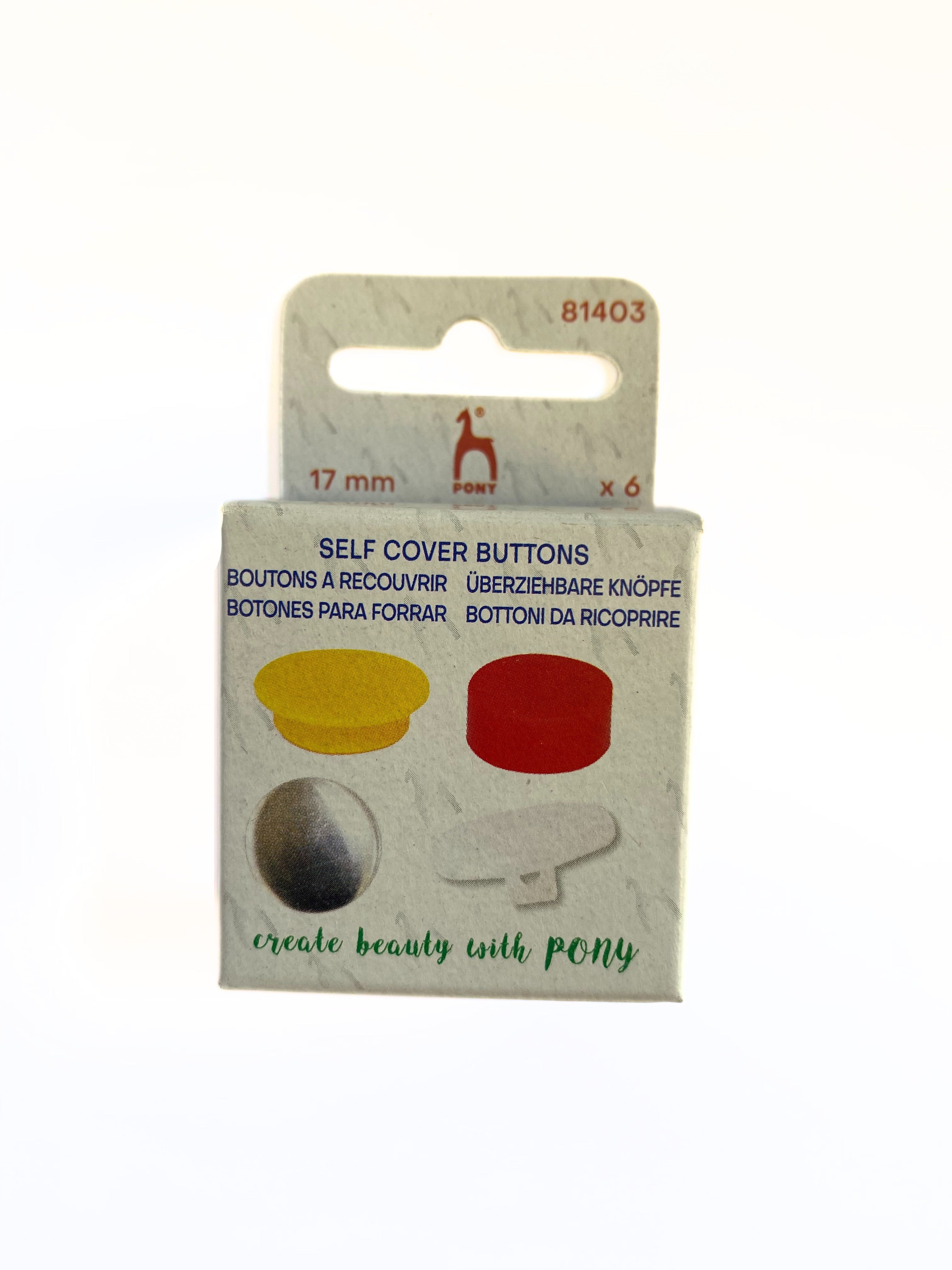 PONY Self Cover Buttons