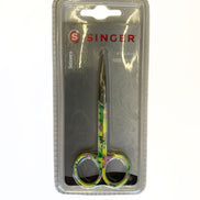SINGER® Needlecraft Scissors Green Floral Speckled Design