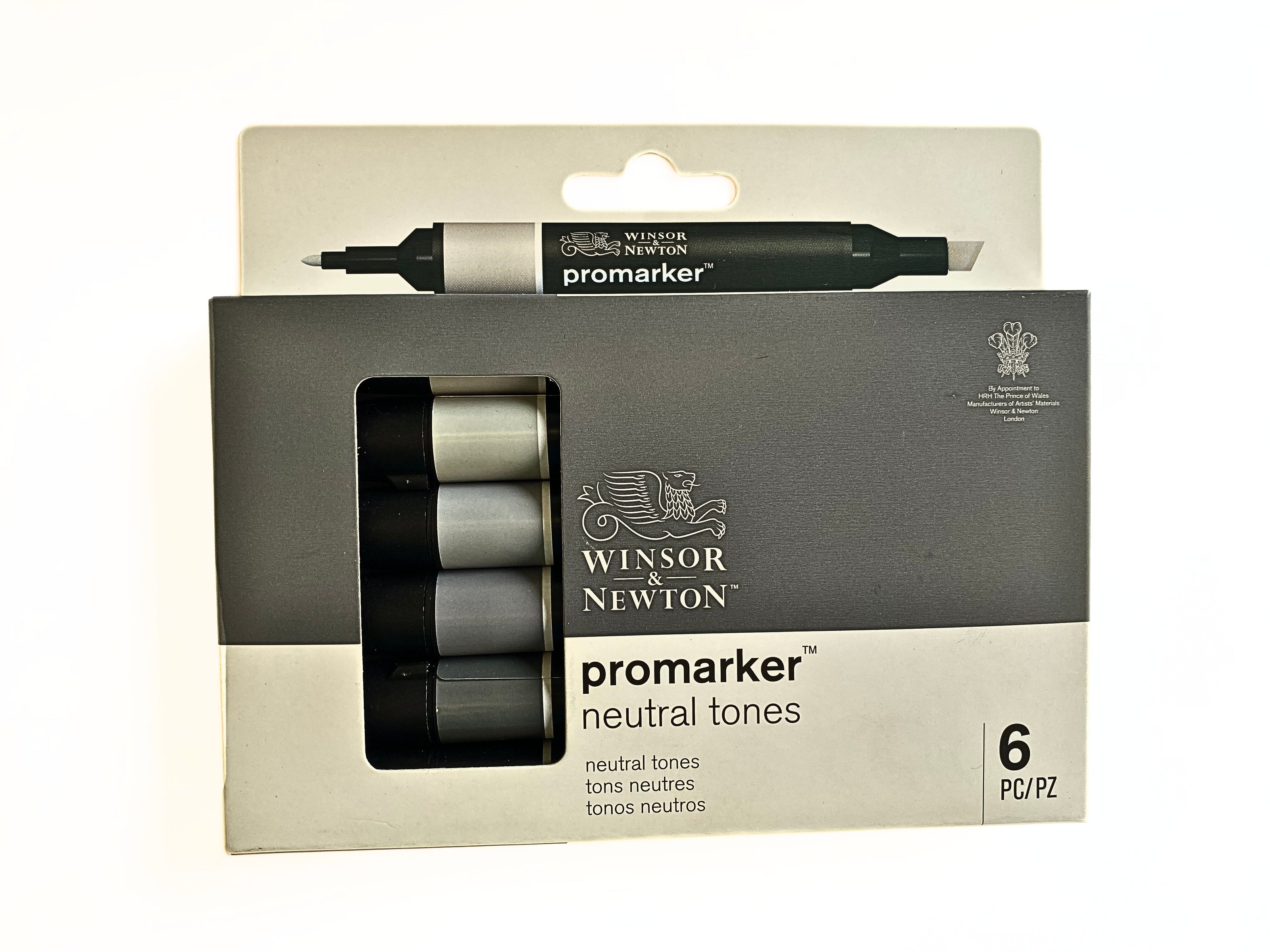 Winsor & Newton Promarker – Neutral Tones Set of 6