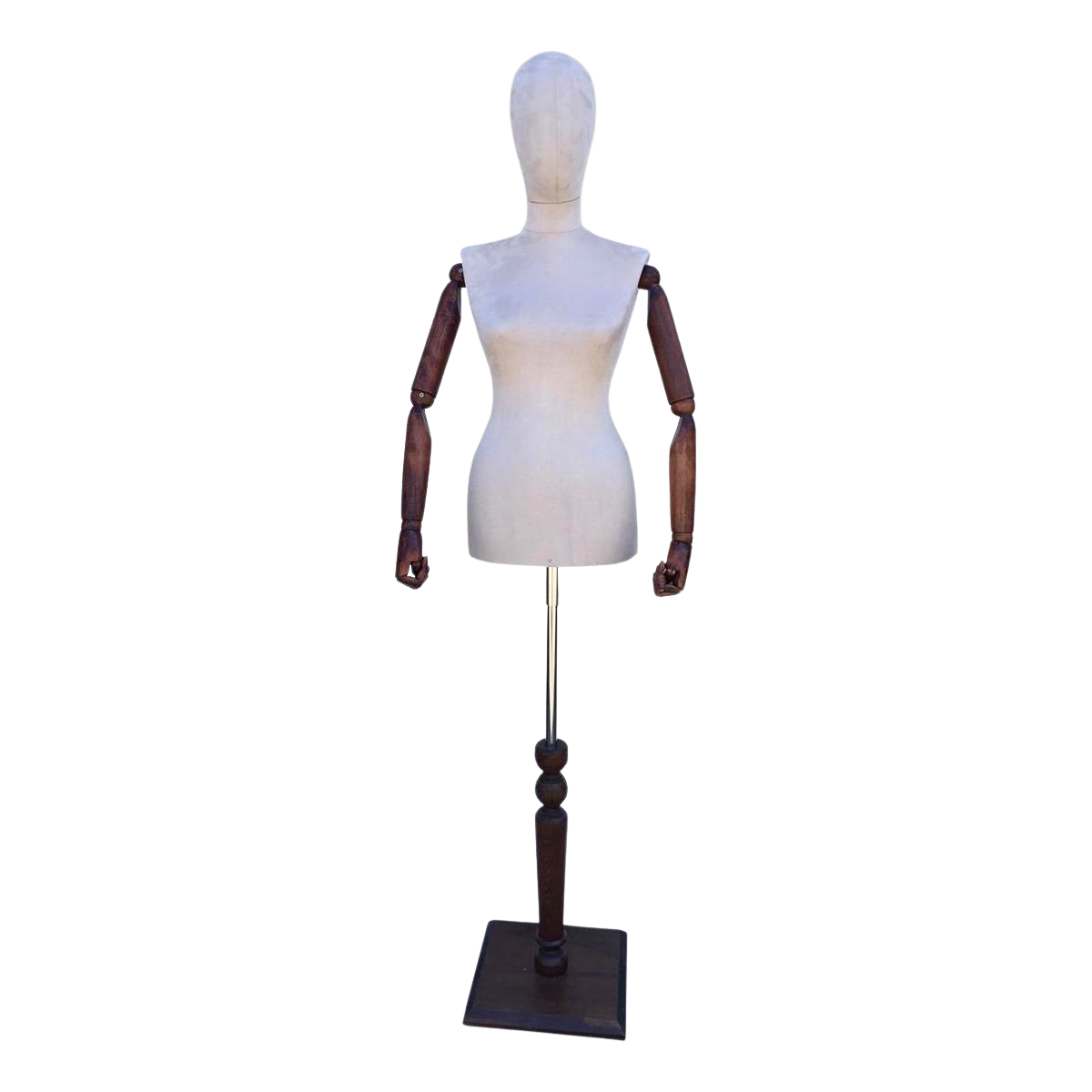 Wooden Sleeve Square Leg Display Mannequin