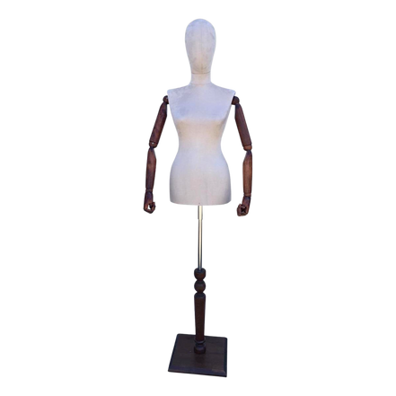 Wooden Sleeve Square Leg Display Mannequin
