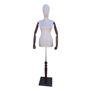 Wooden Sleeve Square Leg Display Mannequin