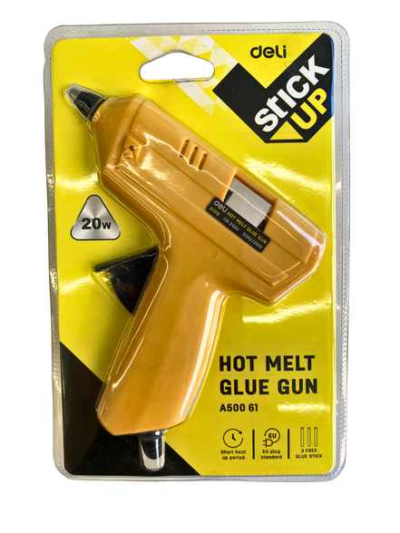 Deli Hot Melt Glue Gun with Compatible Glue Sticks