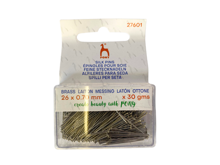 PONY SILK PINS