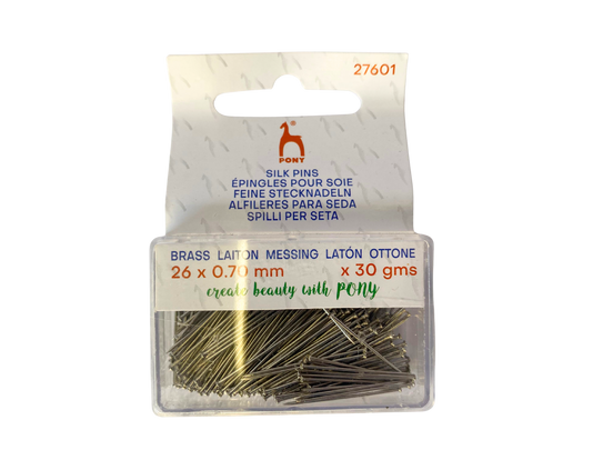 PONY SILK PINS