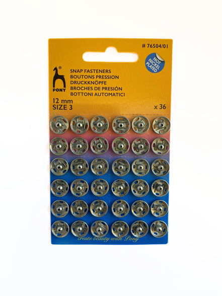 PONY Snaps Fasteners