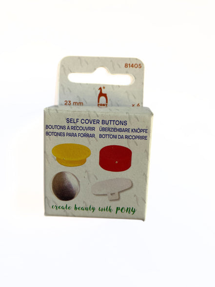 PONY Self Cover Buttons