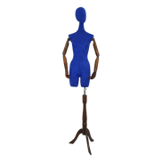 Women's Plastic Tailor Mannequin Fabric Head Wooden Sleeves