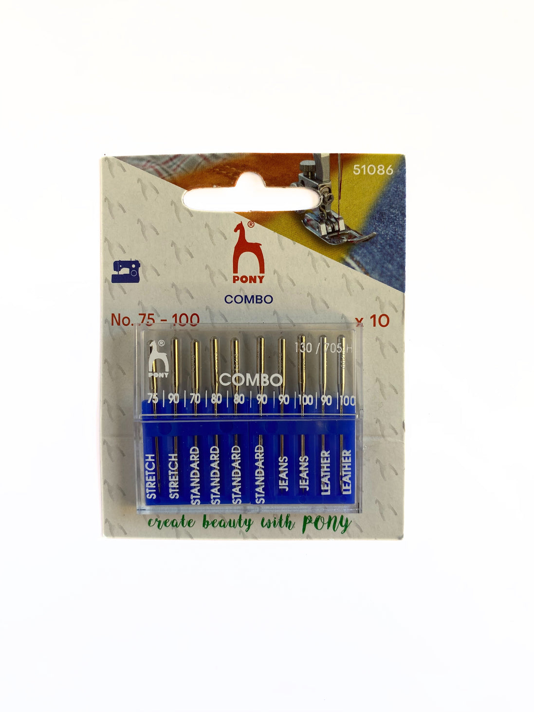 PONY Combo Sewing Machine Needle Set
