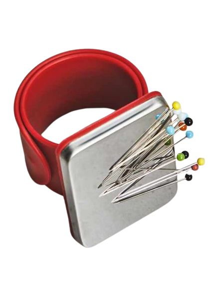 Magnetic Snap Bracelet Pin Cushion – Handy Sewing Tool
