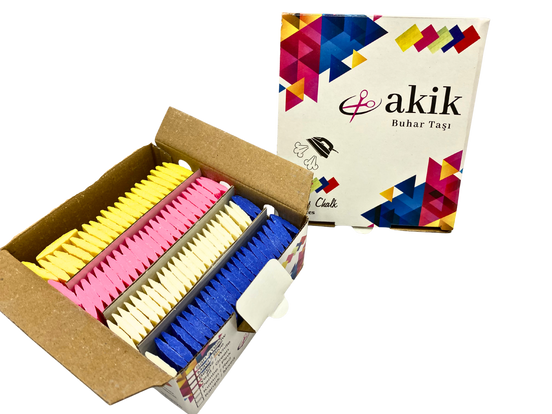 100 Pieces Colorful Tailor’s Chalk – Steam-Disappearing