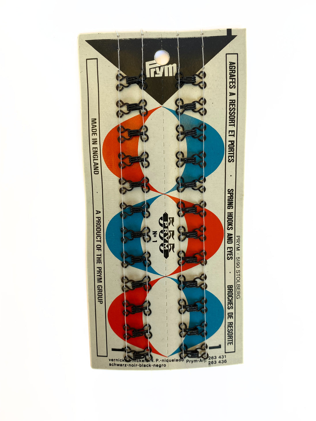 PRYM Spring Hooks & Eyes