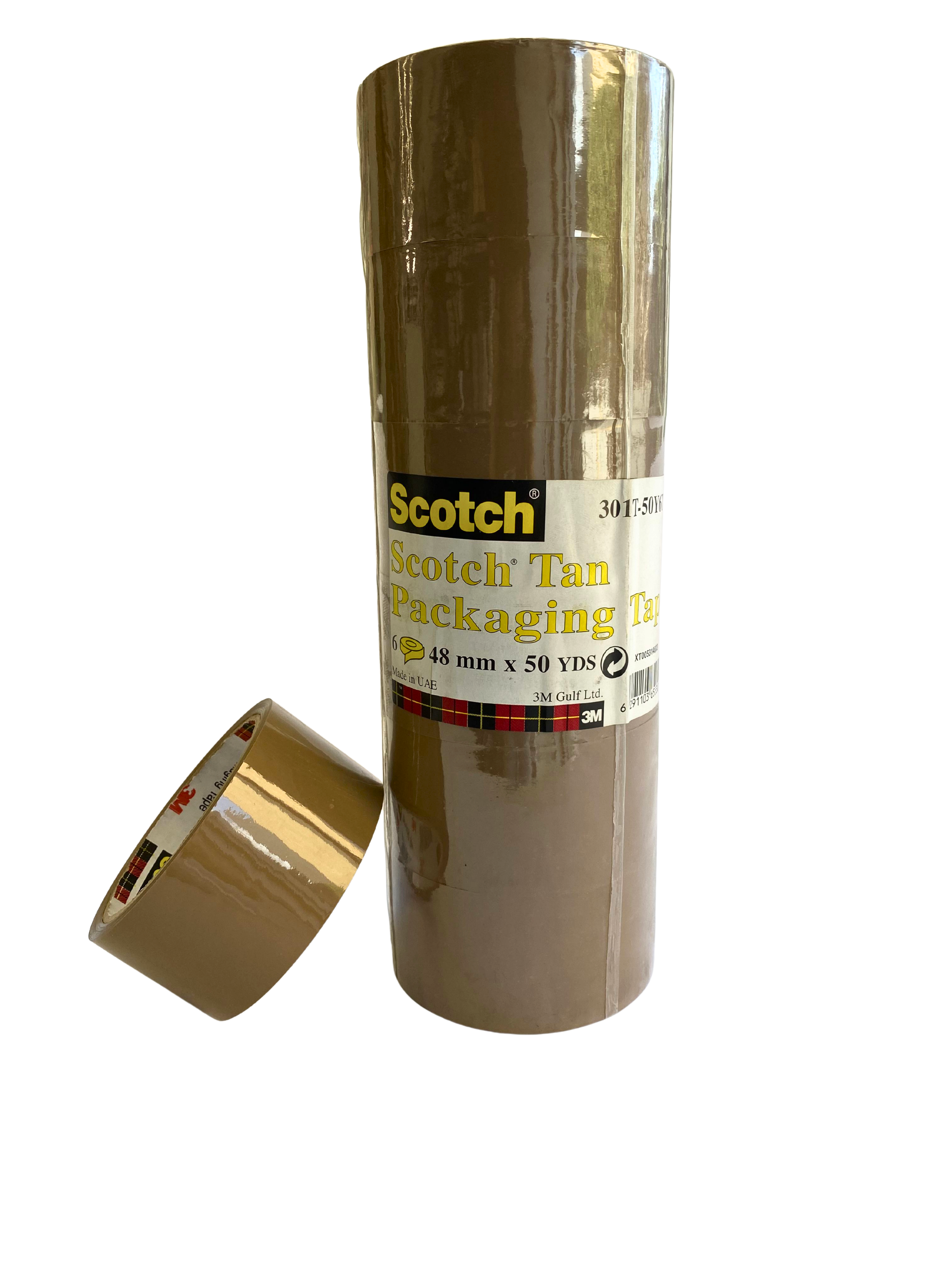 Scotch Tan Packaging Tape 301T-50Y6T