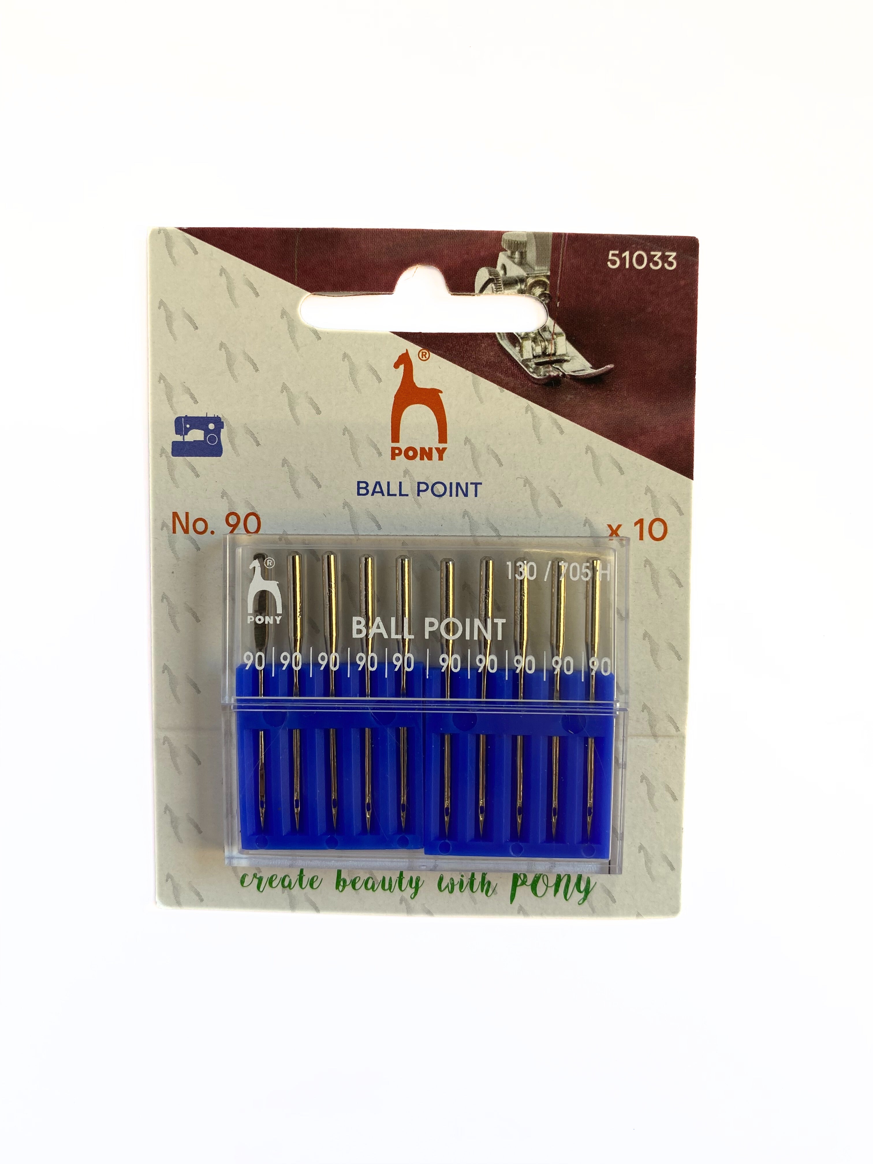 PONY Ballpoint Sewing Machine Needles