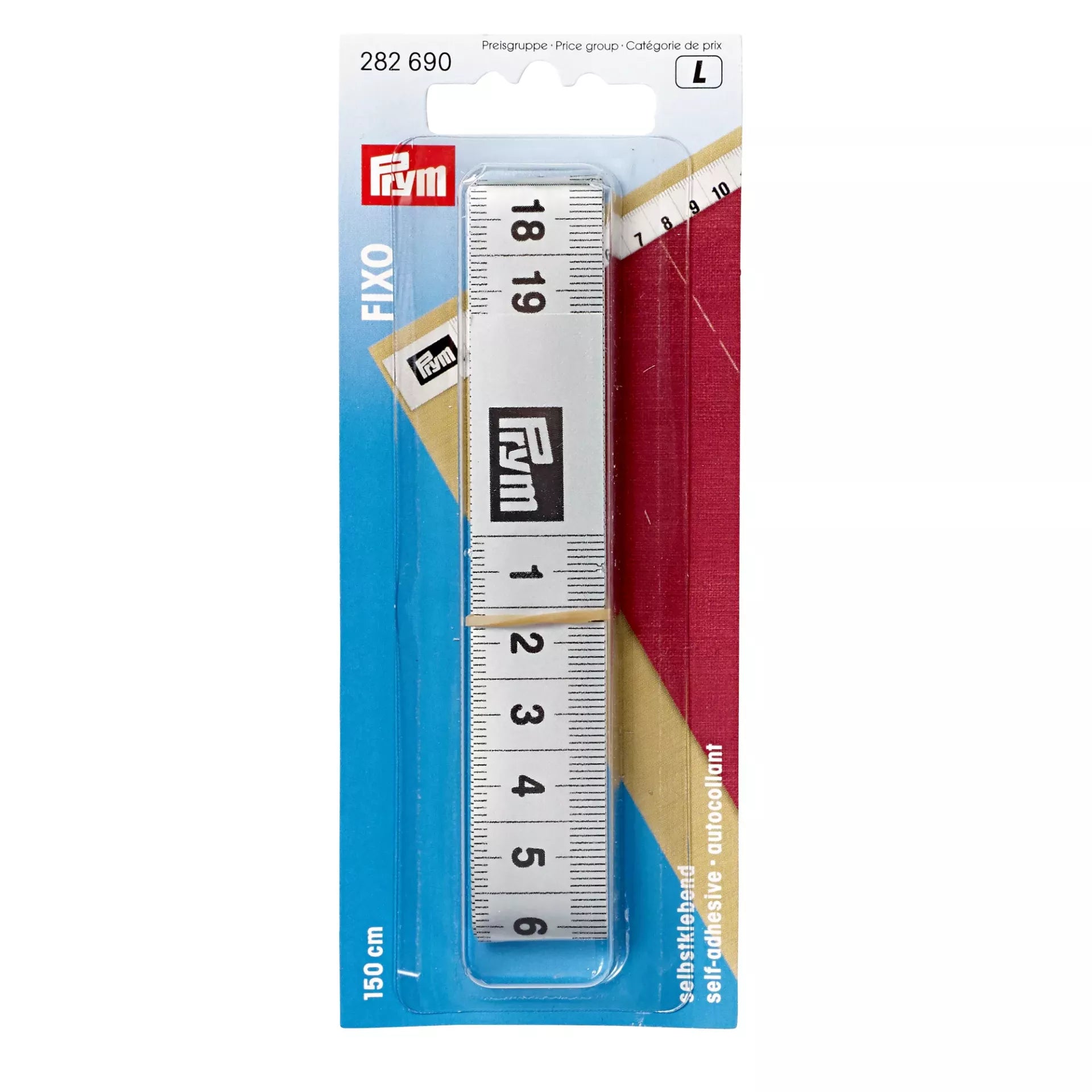 Prym Tape measure Fixo self-adhesive